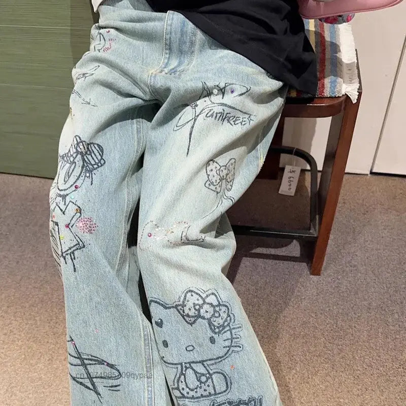 Hello Kitty Graffiti Women Jeans