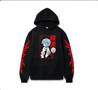 Anime EVA Men's Long Sleeve Hoodies