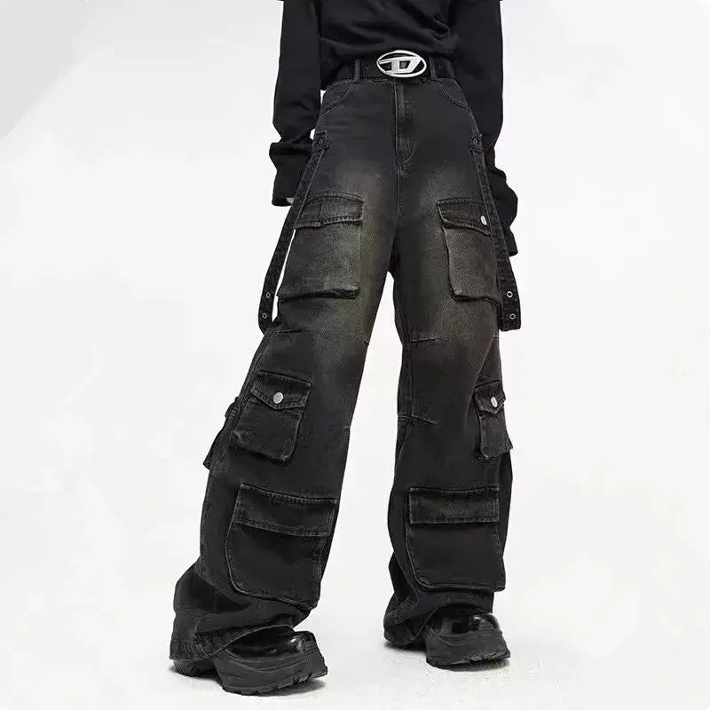 Mens Streetwear Baggy Pants