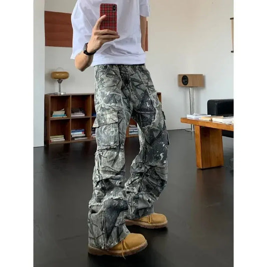 Men’s Retro Camouflage Cargo Pants