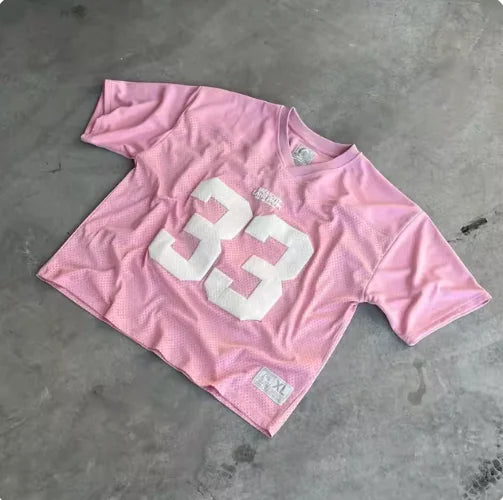 Y2K Sport Mesh Oversized Jersey