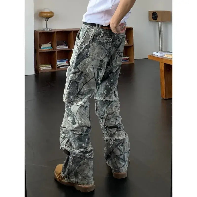 Men’s Retro Camouflage Cargo Pants