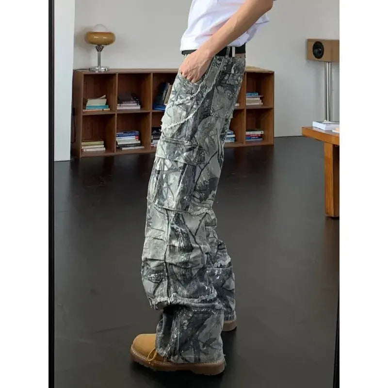 Men’s Retro Camouflage Cargo Pants