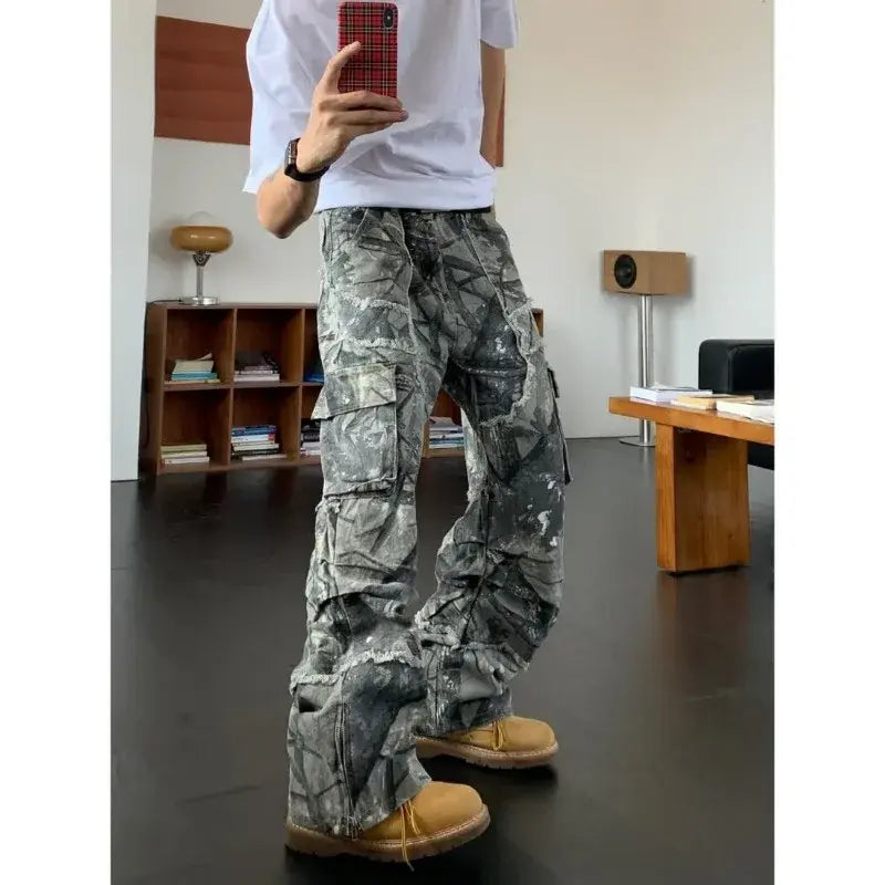 Men’s Retro Camouflage Cargo Pants