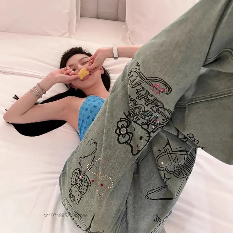 Hello Kitty Graffiti Women Jeans